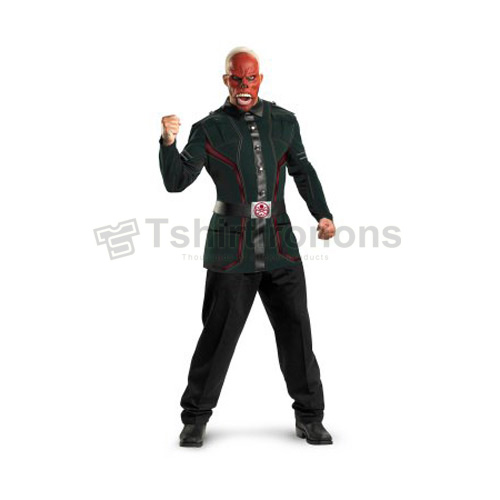 Red Skull T-shirts Iron On Transfers N7704 - Click Image to Close